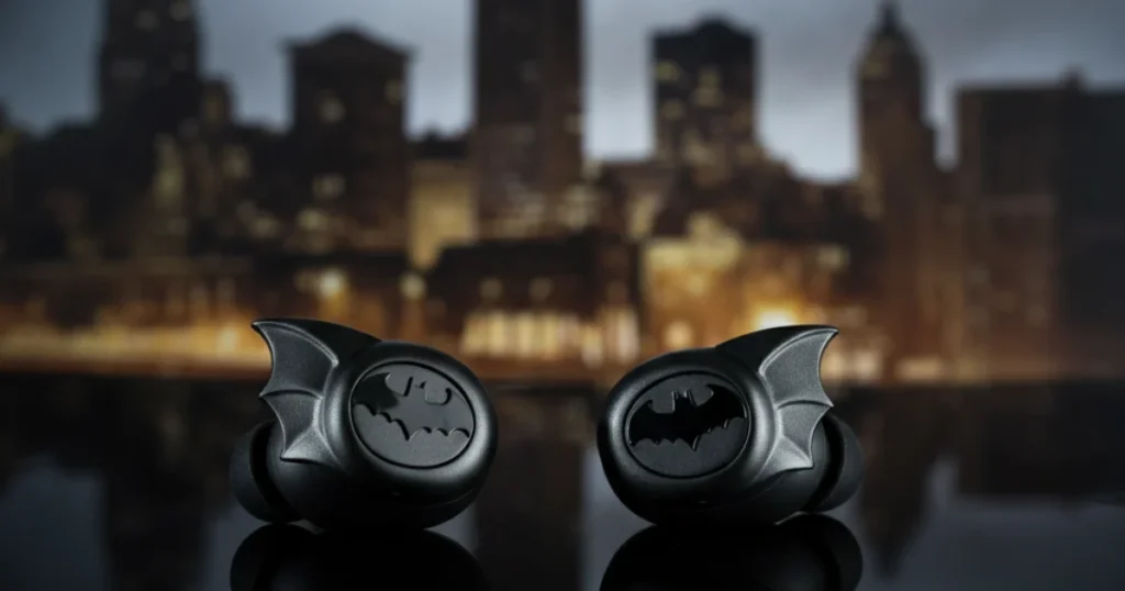 thespark shop batman style wireless bluetooth earbuds